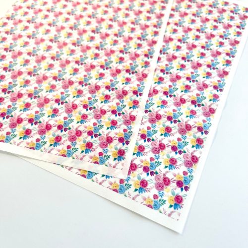 Spring Bouquet Clay Tattoo Sheets