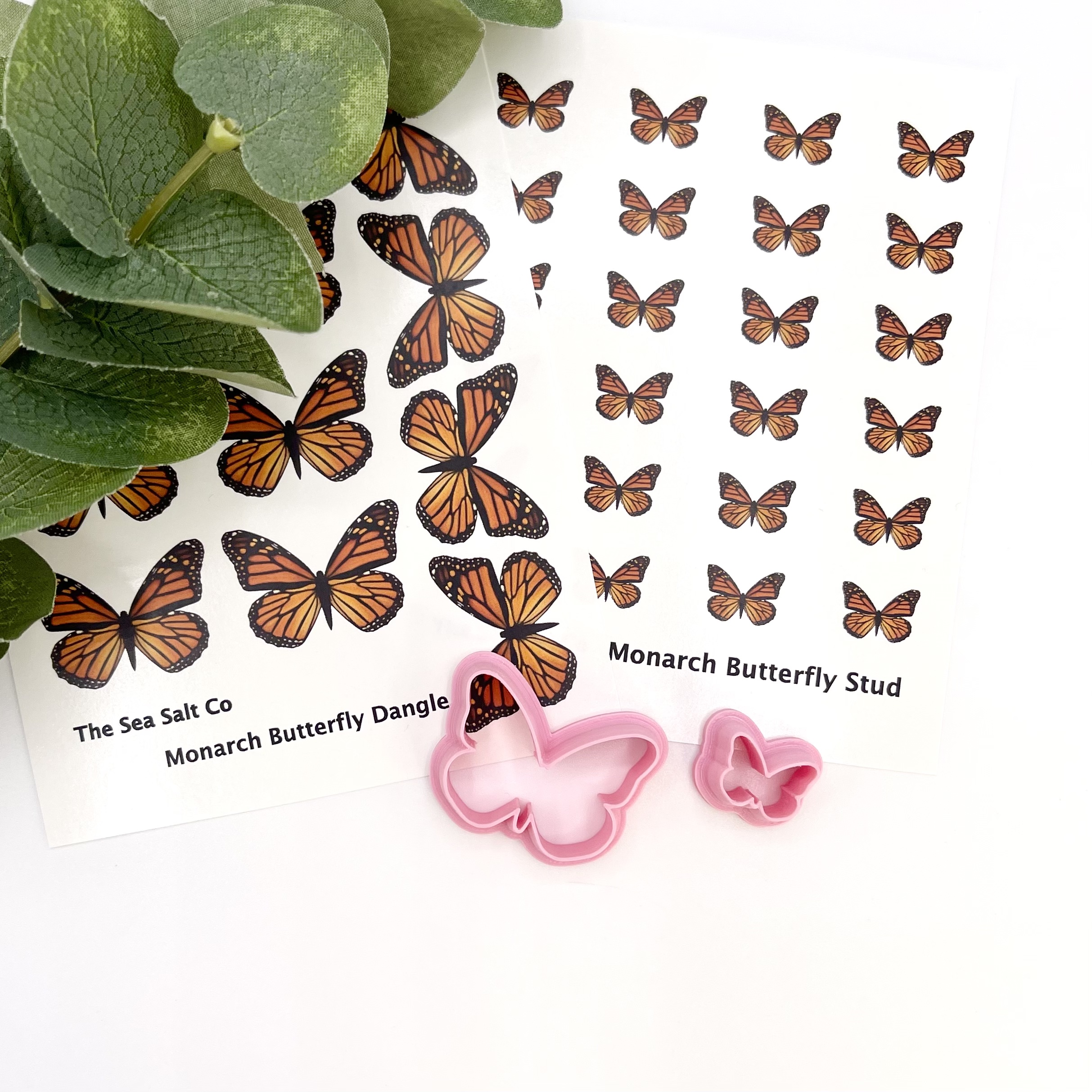 Monarch Butterfly Stephologies and Matching Cutters