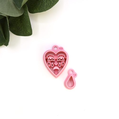 Crying Heart Clay Cutter Set