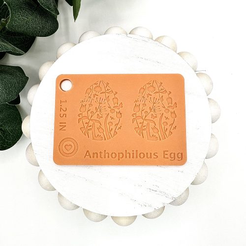 Anthophilous Egg Texture tile and matching clay cutter