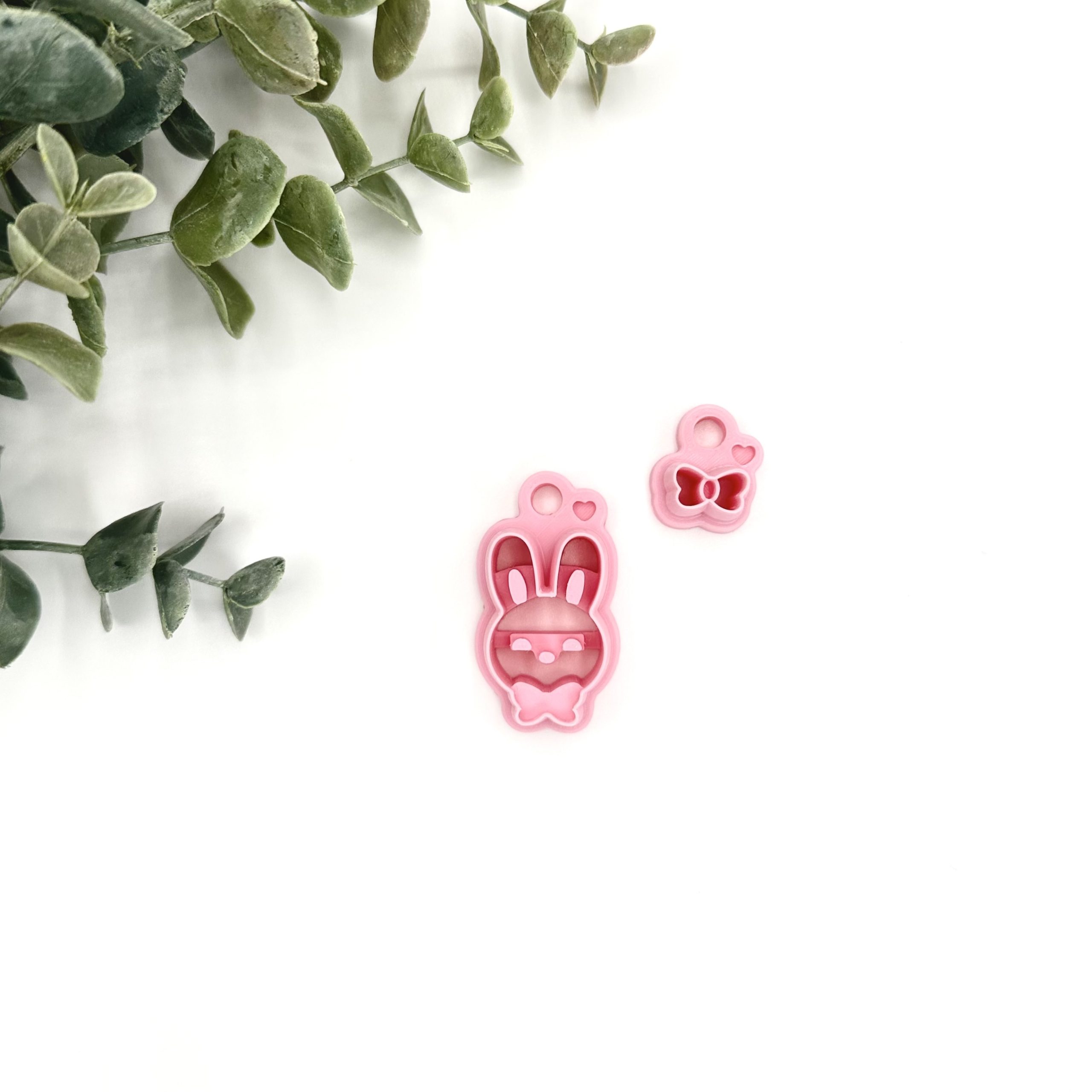 Bow Tie Bunny Clay Cutter Set